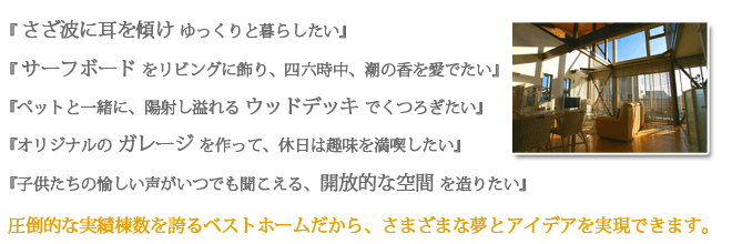 圧倒的な実績棟数